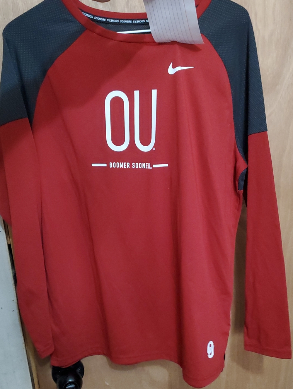 Nike OU Sooner Long Sleeve Womens Medium